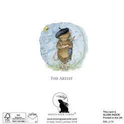 Moongazer Cards The Artist Greeting Card