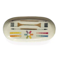 Roomytown The Art of Coloring Enamel Printed Tray