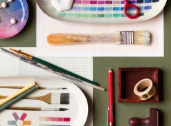 Roomytown The Art of Coloring Enamel Printed Tray