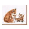 Wrendale Designs 'The Bedtime Kiss' Blank Greetings Card