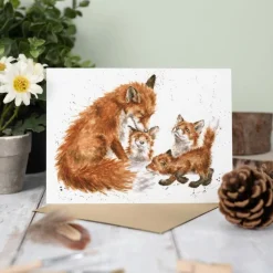 Wrendale Designs 'The Bedtime Kiss' Blank Greetings Card