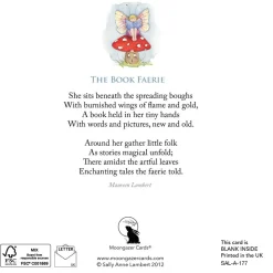 Moongazer Cards The Book Faeire Greeting Card