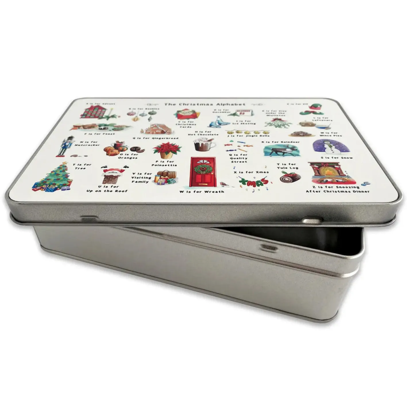 Yeti The Christmas Alphabet Storage Tin