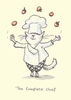 Two Bad Mice The Complete Chef Greetings Card