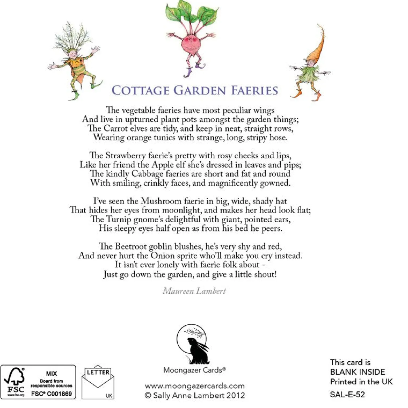 Moongazer Cards The Cottage Greeting Card
