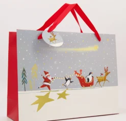 Penny Kennedy The Curious Inksmith Penguin Friends Shopper Gift Bag