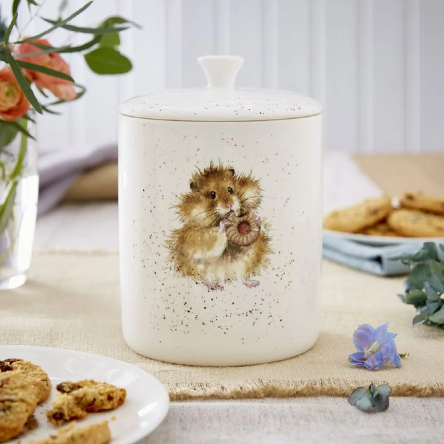 Wrendale Designs 'The Diet Starts Tomorrow' Hamster Biscuit Barrel