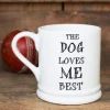 Sweet William The Dog Loves Me Best Mug