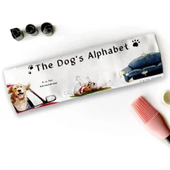 Yeti The Dog's Alphabet Tea Towel
