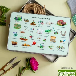 Yeti The Gardener's Alphabet Storage Tin