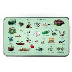Yeti The Gardener's Alphabet Storage Tin