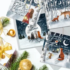 Fox Under The Moon 'The Gift of Love' Greeting Card