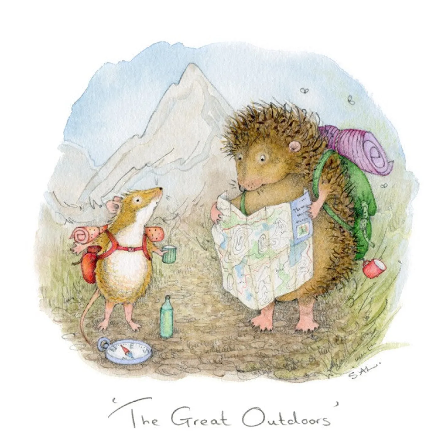 Moongazer Cards The Great Outdoors Greeting Card