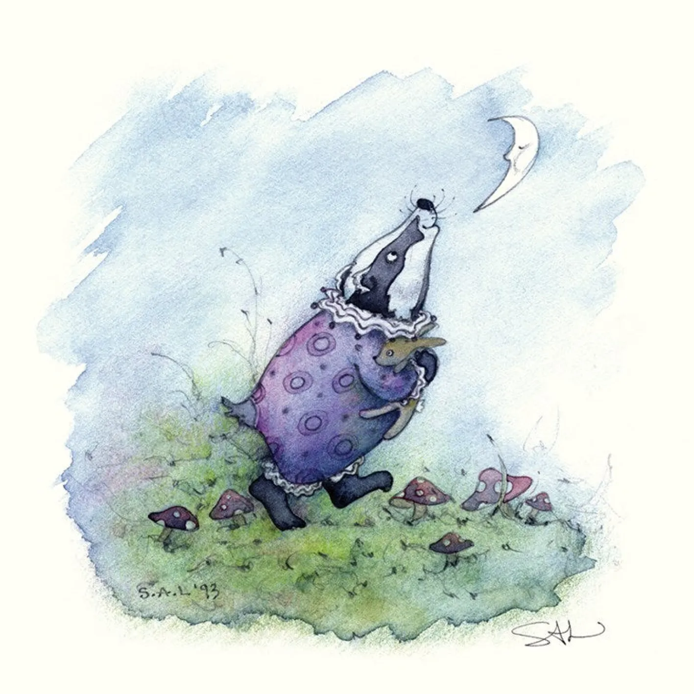 Moongazer Cards The Moon Greeting Card