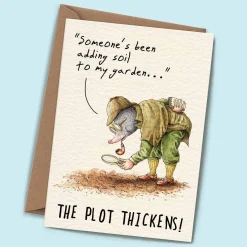 Bewilderbeest The Plot Thickens Greetings Card