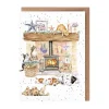 Wrendale Designs 'There's no Place Like Home' Cat and Dog  Blank Greetings Card