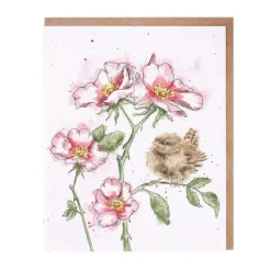 Wrendale Designs 'The Rose Garden' Blank Greetings Card