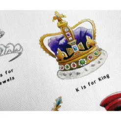 Yeti The Royal Alphabet Tea Towel