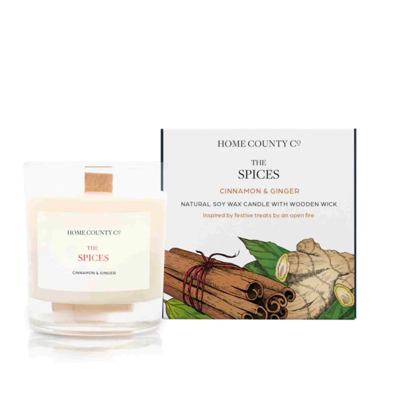 Home County Candles The Spices Candle - Cinnamon & Ginger
