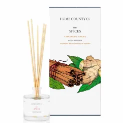 Home County Candles The Spices - Cinnamon & Ginger Reed Diffuser
