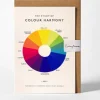 Roomytown The Study of Colors Greetings Card