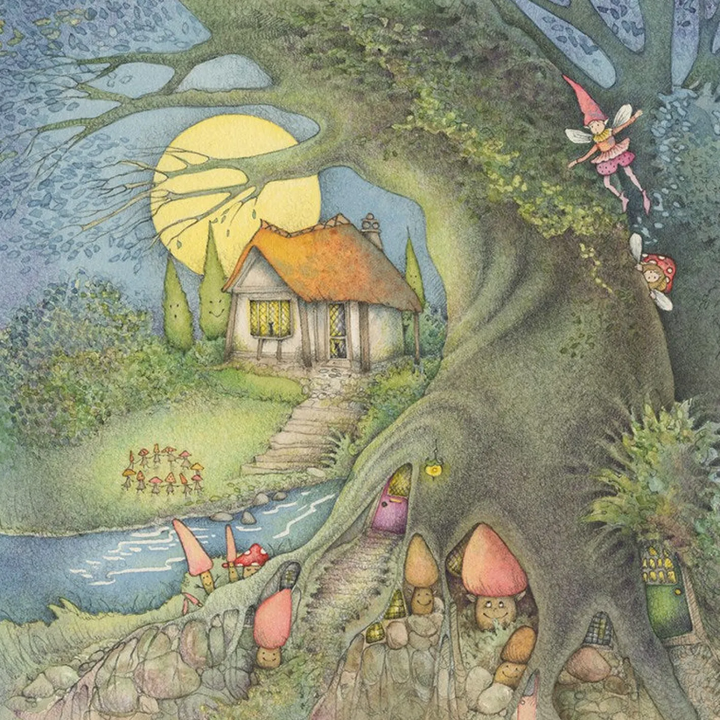 Moongazer Cards The Toadstool Faeries Card