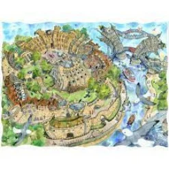 All Jigsaw Puzzles The Tower of London and Tower Bridge 1000 Piece Jigsaw Puzzle