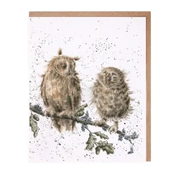 Wrendale Designs 'The Twits' Owl Greetings Card