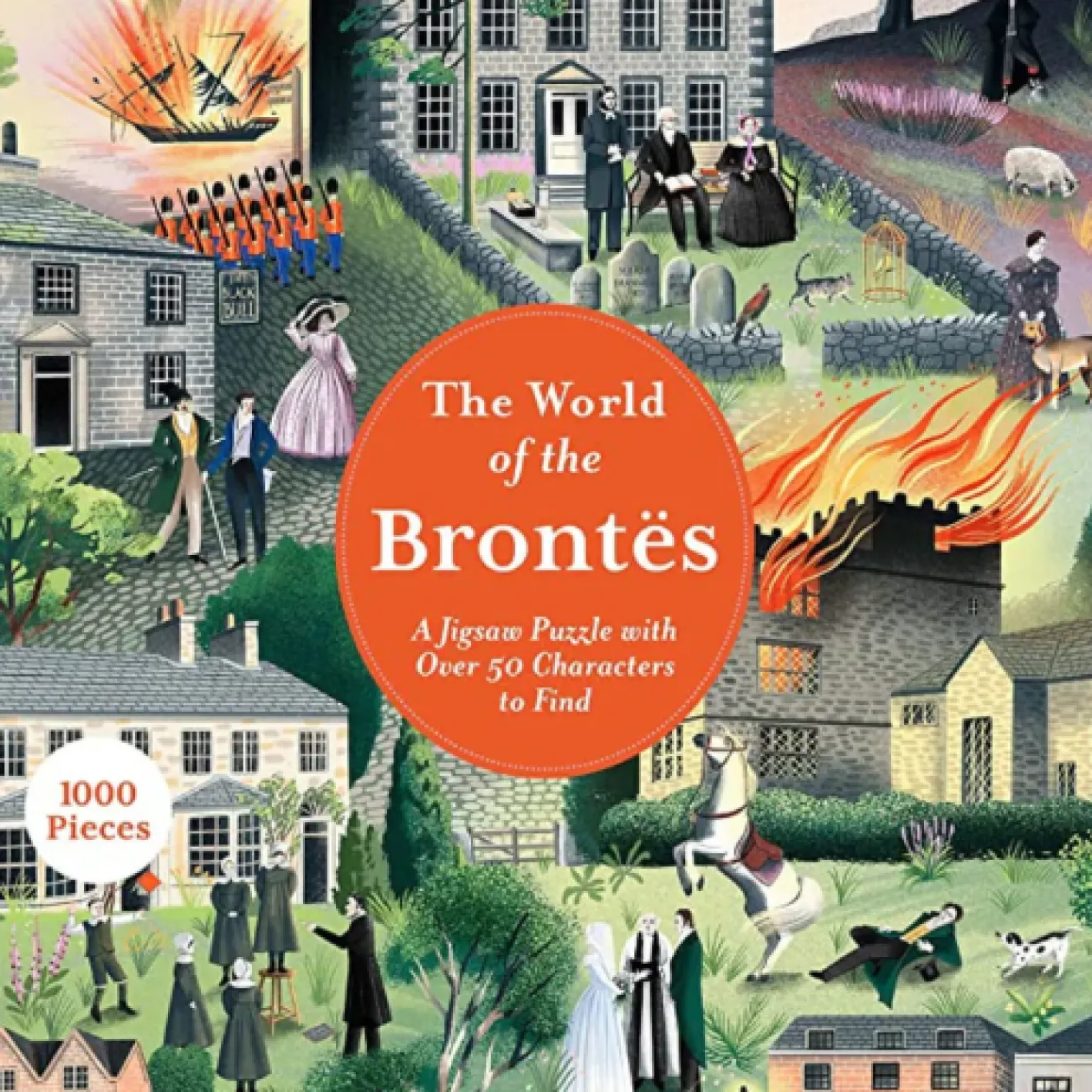 Chronicle Books The World of Brontës 1000 Piece Jigsaw Puzzle