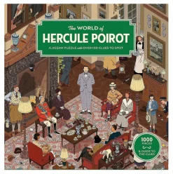 Chronicle Books The World of Hercule Poirot 1000 Piece Jigsaw Puzzle