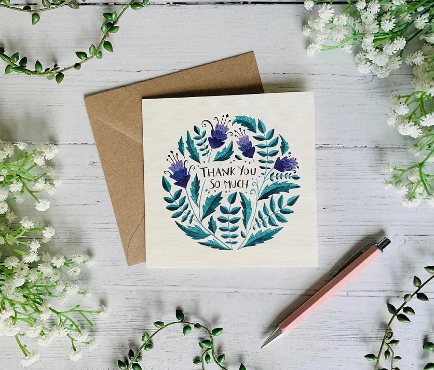 Becky Amelia Thinking of You Greeting Card