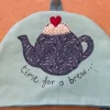 Poppy Treffry Time for a Brew Heart Teapot Tea Cosy