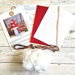 Corinne Lapierre Toadstool Wool Mix Felt Craft Kit