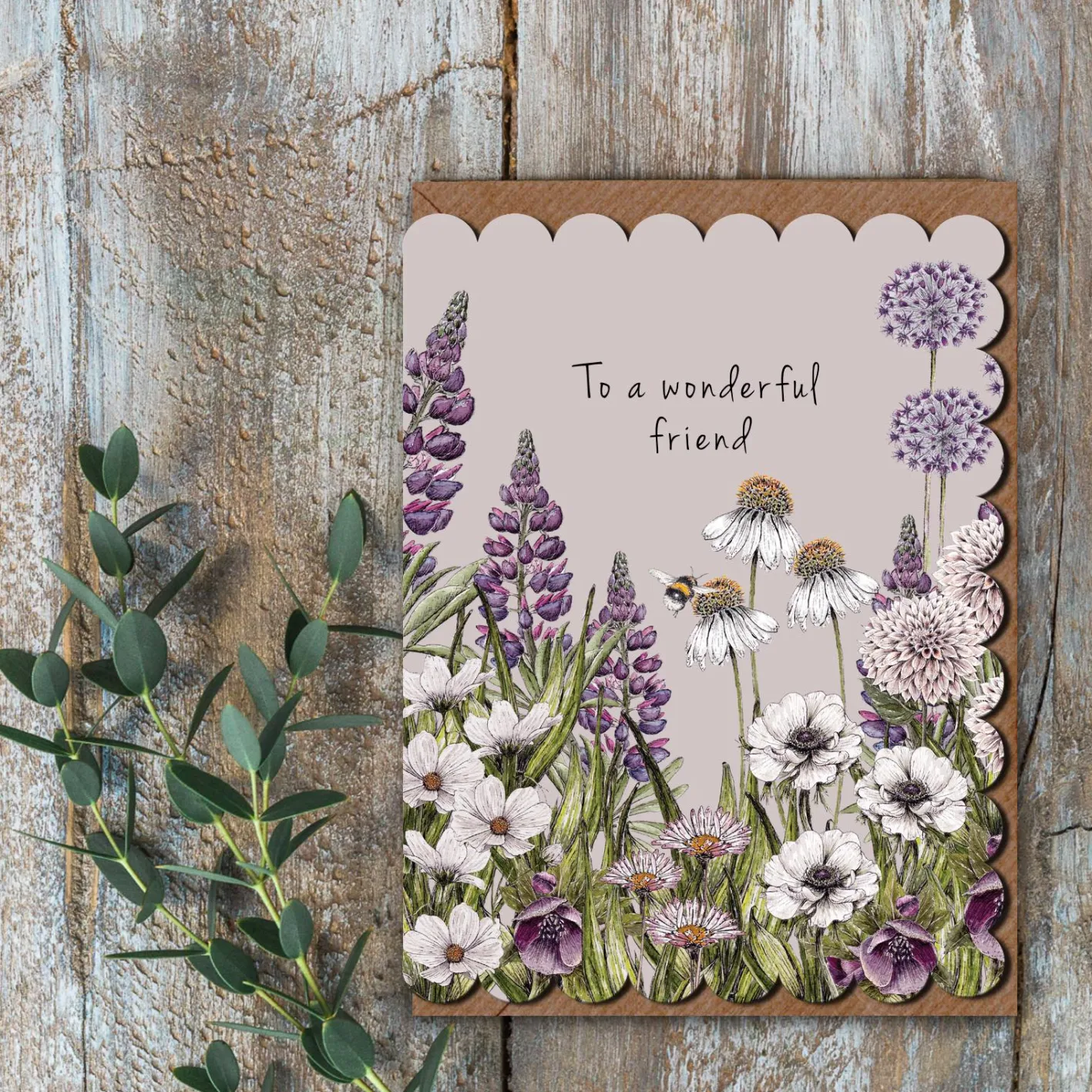 Toasted Crumpet 'To A Wonderful Friend' Greeting Card