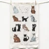 Poppy Treffry Topcats Tea Towel