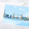 Njeri Illustrated Tower Bridge Card