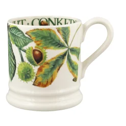 Emma Bridgewater Tree & Leaves Horse Chestnut & Conker 1/2 Pint Mug