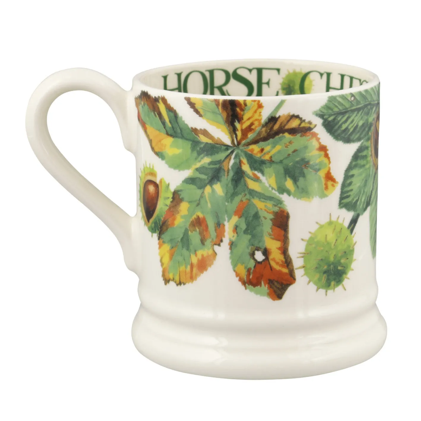 Emma Bridgewater Tree & Leaves Horse Chestnut & Conker 1/2 Pint Mug