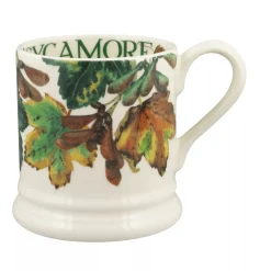Emma Bridgewater Tree & Leaves Sycamore 1/2 Pint Mug