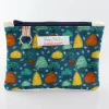 Poppy Treffry Trees Flat Zip Purse with Keyring