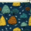 Poppy Treffry Trees Small Flat Coin Purse