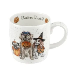 Wrendale Designs 'Trick or Treat' Dog Bone China Mug