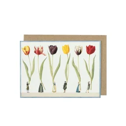 Laura Stoddart Tulip Parade Greetings Card