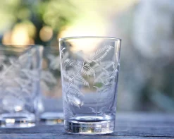 The Vintage List Tumbler with Fern Design by