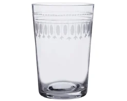 The Vintage List Tumbler with Ovals Design by