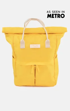 Kind Bag London Tuscan Sun Yellow Hackney Medium Backpack