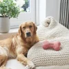 Sweet William Tweed Dog Bone Shaped Dog Toy - Orange
