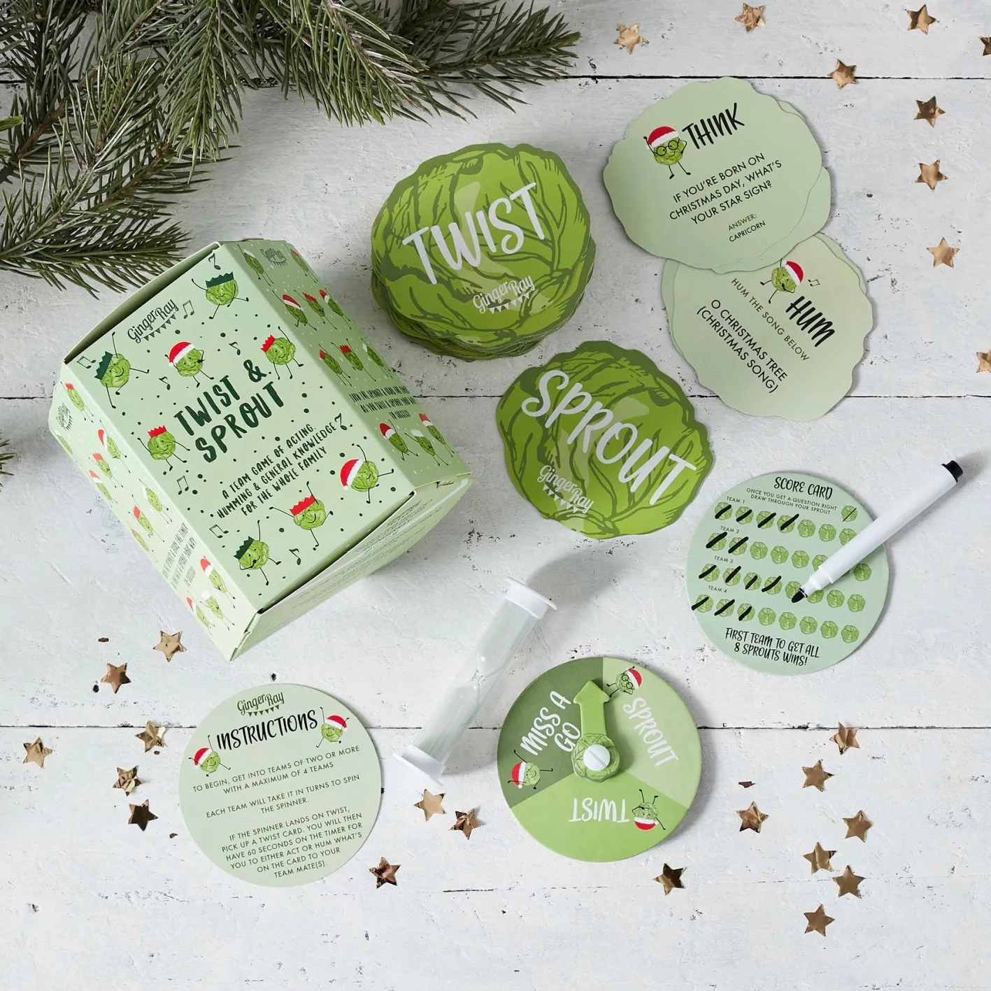 Ginger Ray Twist & Sprout Christmas Family Party Game