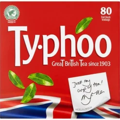 Tea & Biscuits Typhoo Tea Teabags, 80 ct.