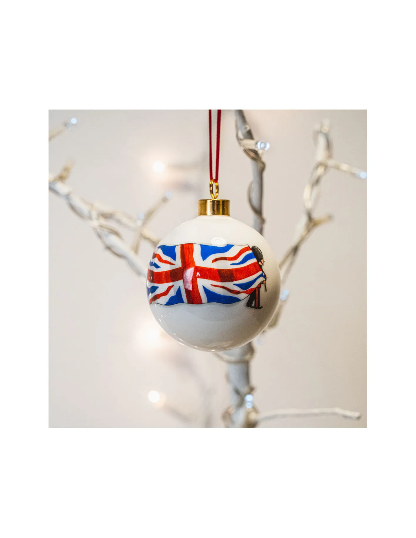 Alison Gardiner Union Jack Bauble Boxed